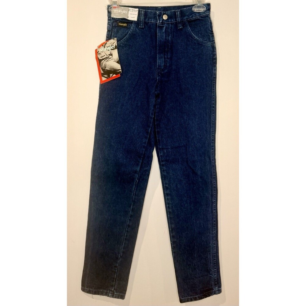 Wrangler Vintage Deadstock Wrapid Transit Women's Jeans Straight Sz 12 26x27 NWT